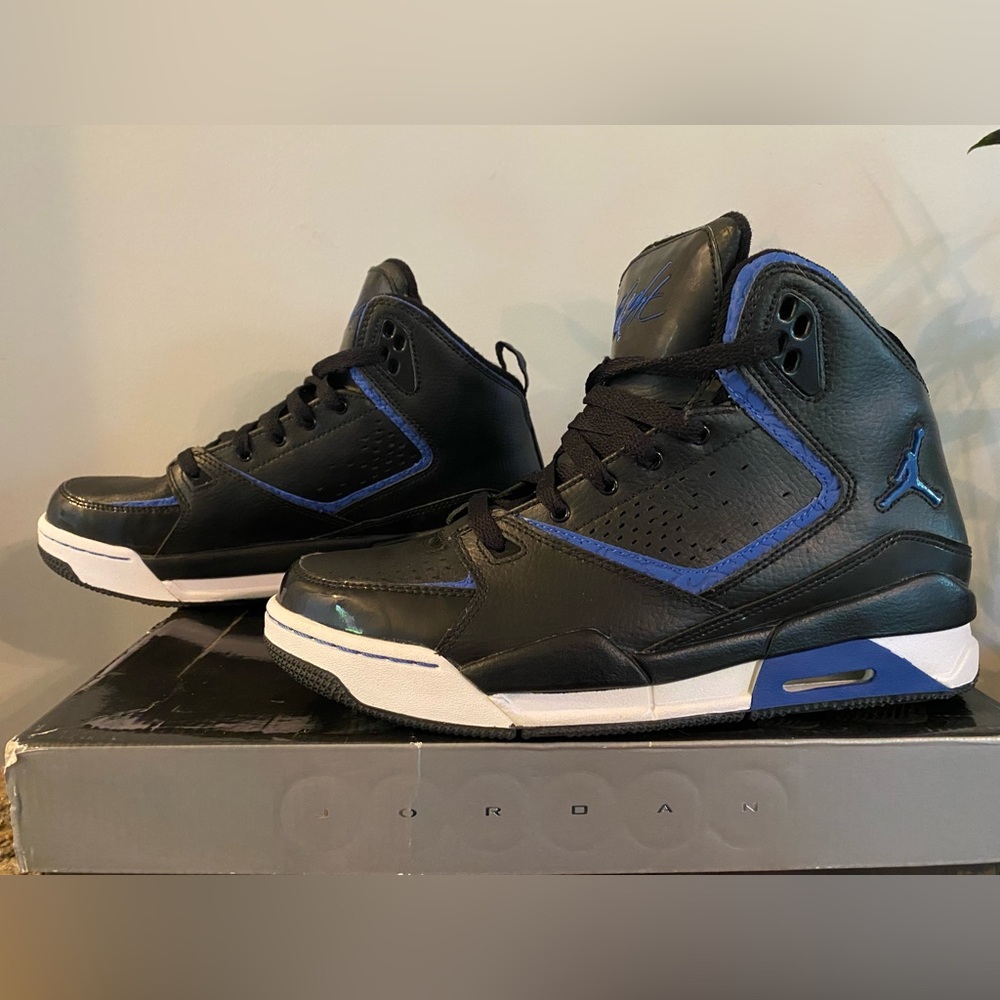Jordan SC-2 GS Black and Varsity Royal-White